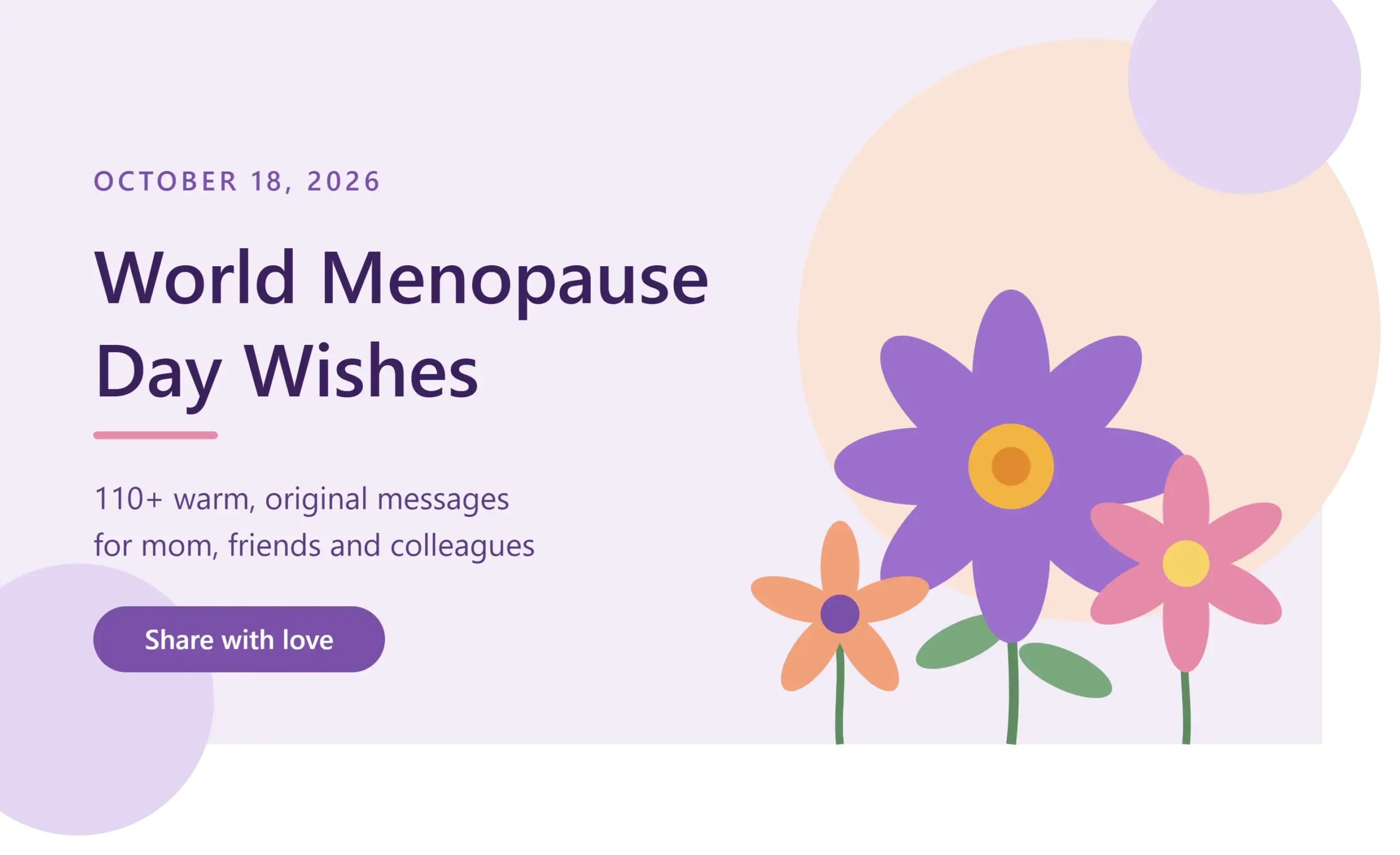 World Menopause Day Wishes