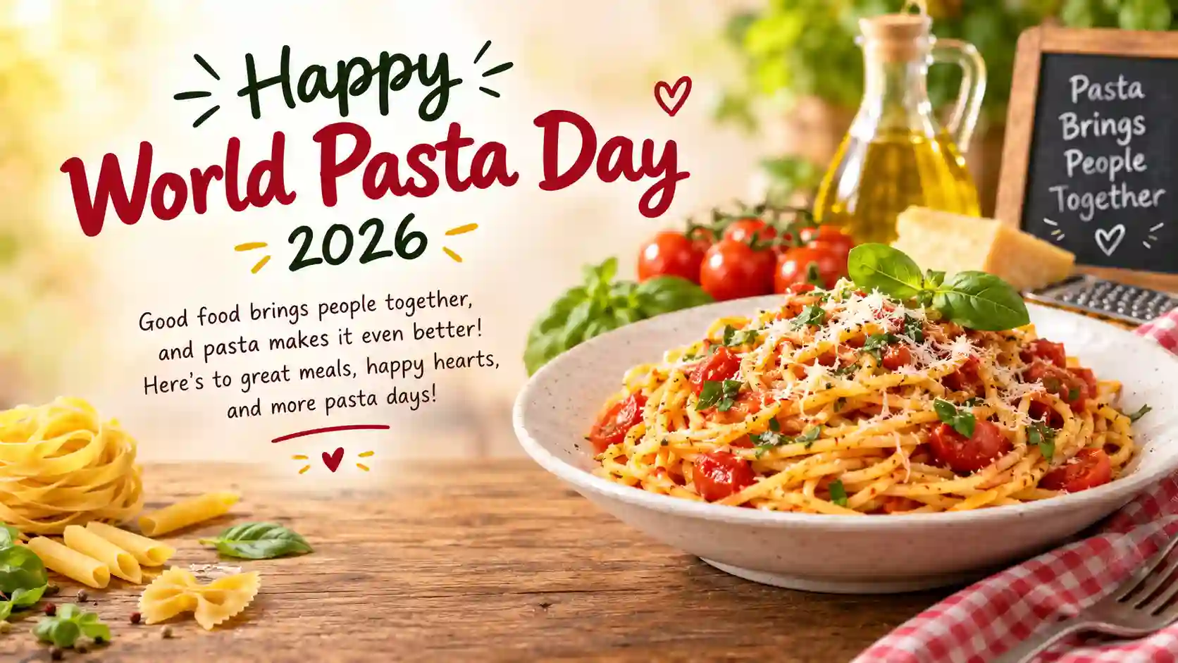 World Pasta Day Wishes