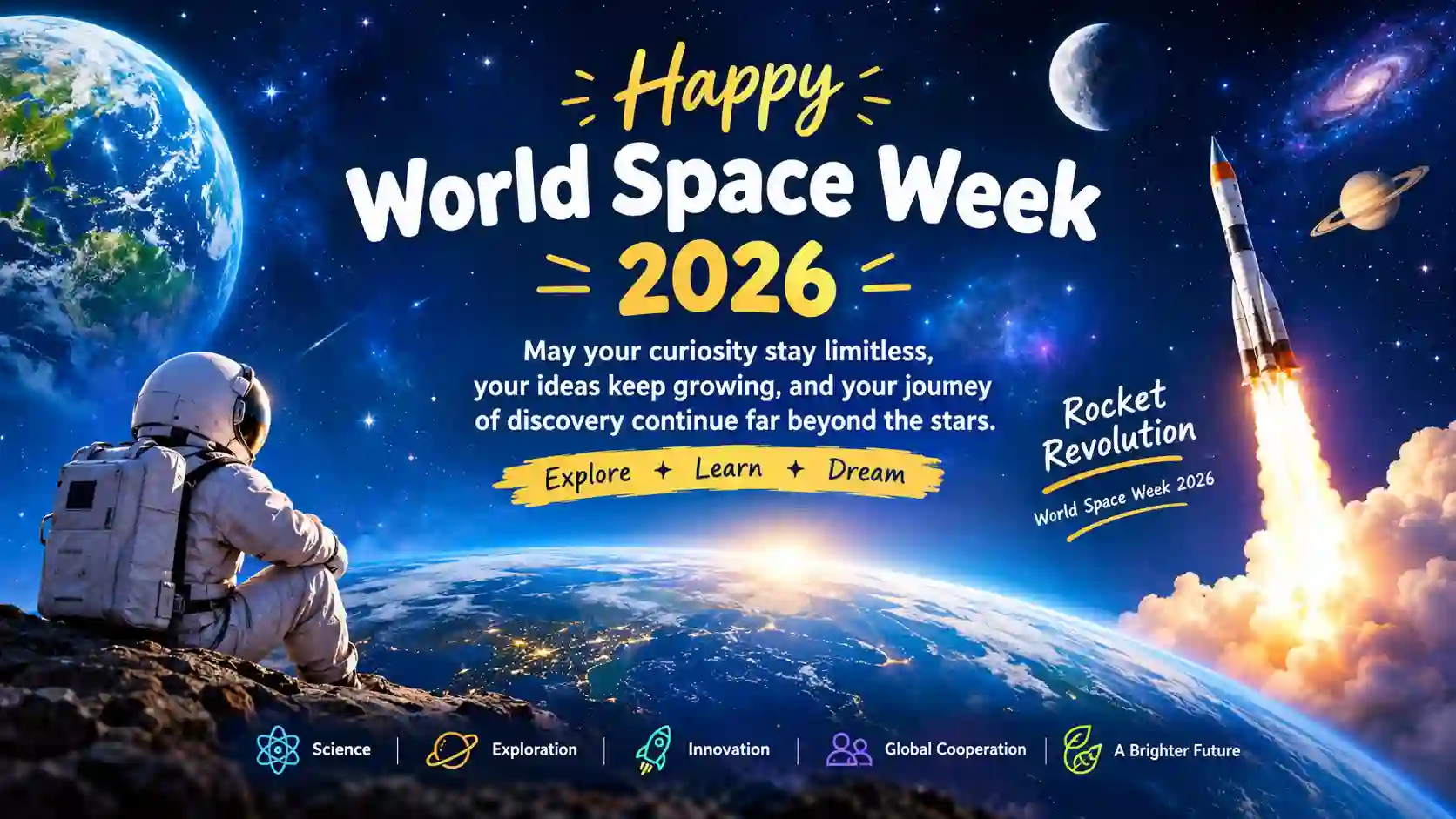 World Space Week Wishes